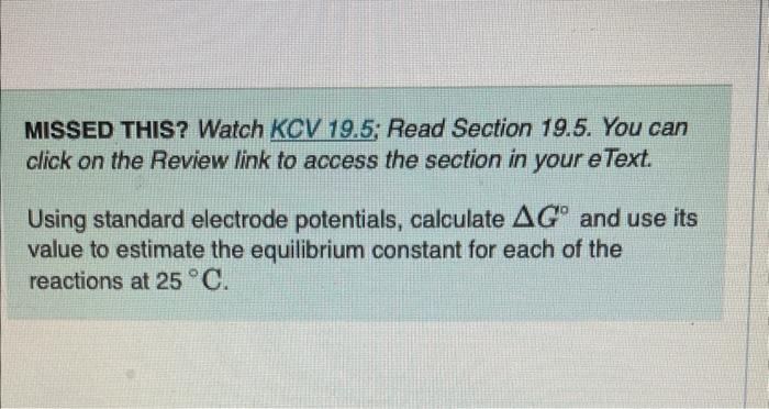Missed This Watch Kcv 19 5 Read Section 19 5 You Can Click On The Review Link To Access The Section In Your E Text U 1