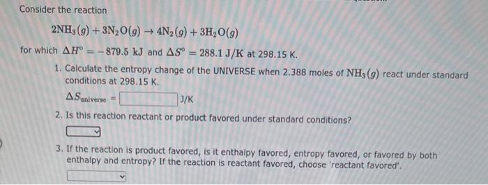 Consider The Reaction Caco3 S Cao S Co G Using Standard Thermodynamic Data At 298k Calculate The Entropy Change 2