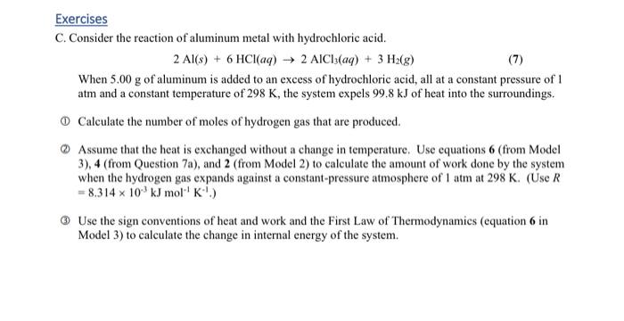 The First Law Of Thermodynamics Ae Q W The 1st Law Of Thermodynamics 6 Says That The Change In The Internal Energy Of 2