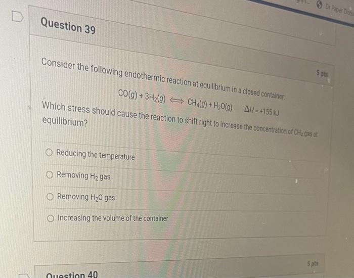 Question 37 Which Of The Following Should Be Most Soluble In Ccl O Ch Oh Hbr O C4h10 Ch3nh O All Of These Should Be C 2