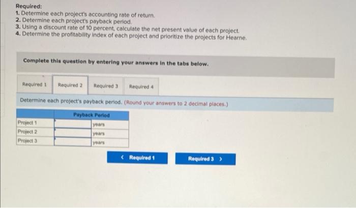 Pa11 3 Algo Comparing Prioritizing Multiple Projects Lo 11 1 11 2 11 3 11 6 Heame Company Has A Number Of Potent 3