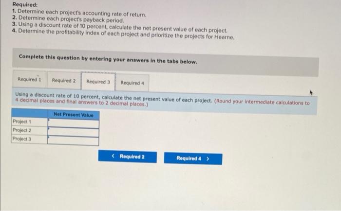 Pa11 3 Algo Comparing Prioritizing Multiple Projects Lo 11 1 11 2 11 3 11 6 Heame Company Has A Number Of Potent 4