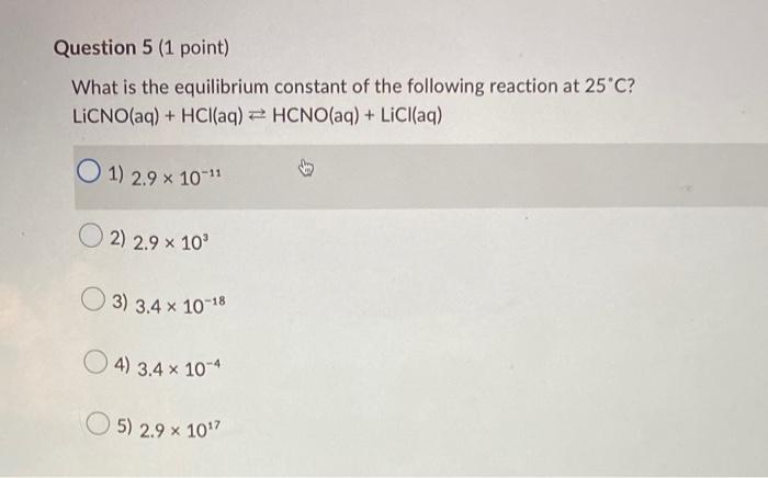 Pls Help Ka Of Hcno 3 5 X 10 4 2
