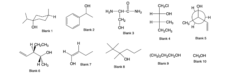 Label These Alcohols As The Following Methyl 1 2 3 Allylic Benzylic Vinyl Aryl Or Whatever Combination That 1