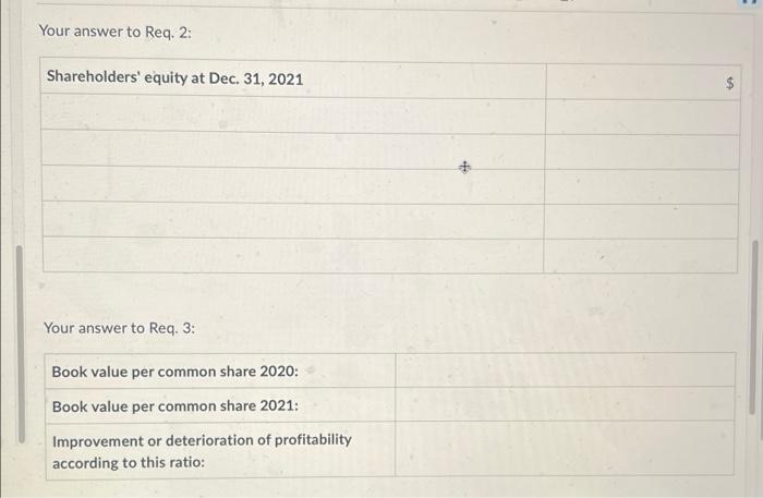 Question 30 23 Points Nomis Ltd Reported The Following Items On The Balance Sheet At December 31 2020 55 100 109 400 4