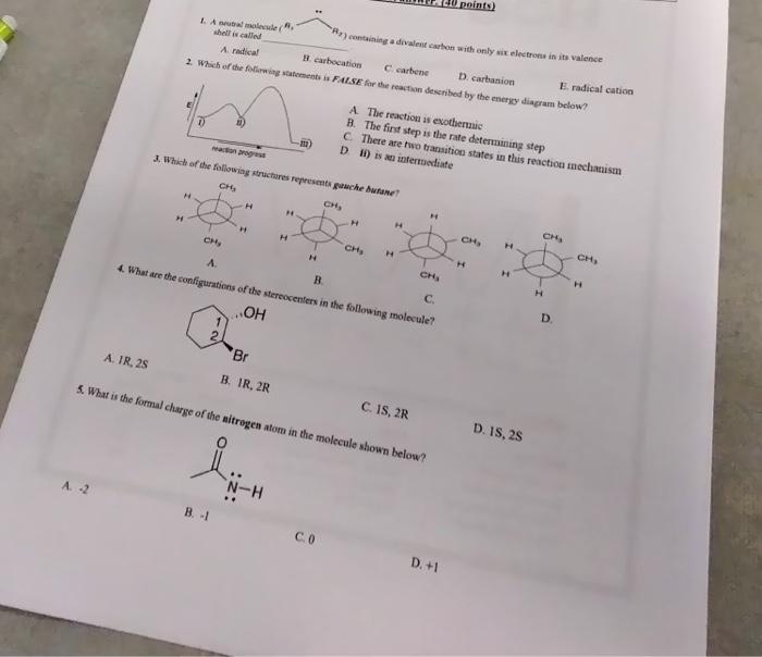 A 2 A 1r 2s H 1 A Neutral Molecule Rz Containing A Divalent Carbon With Only Six Electrons In Its Valence Shell 1