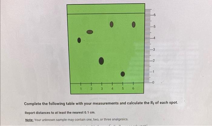 20pts Analysis Of Analgesics By Thin Layer Chromatography From The Procedure 1 Obtain A 400 Ml Beaker To Use As The D 3