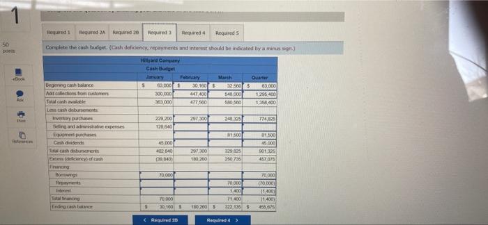Saved Problem 8 31 Algo Completing A Master Budget Lo8 2 Lo8 4 Lo8 7 Lo8 8 Lo8 9 L08 10 Hilyard Company An Off 5