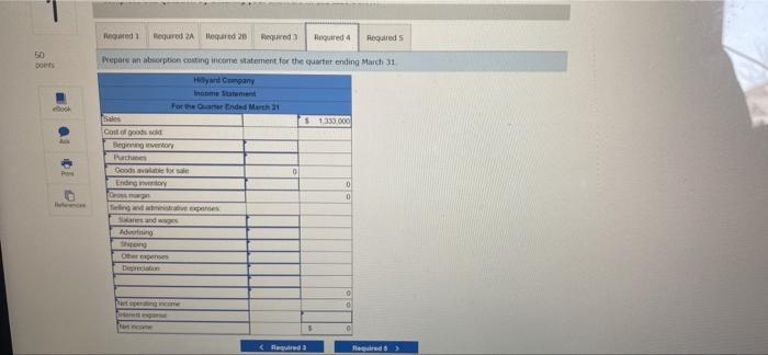 Saved Problem 8 31 Algo Completing A Master Budget Lo8 2 Lo8 4 Lo8 7 Lo8 8 Lo8 9 L08 10 Hilyard Company An Off 6