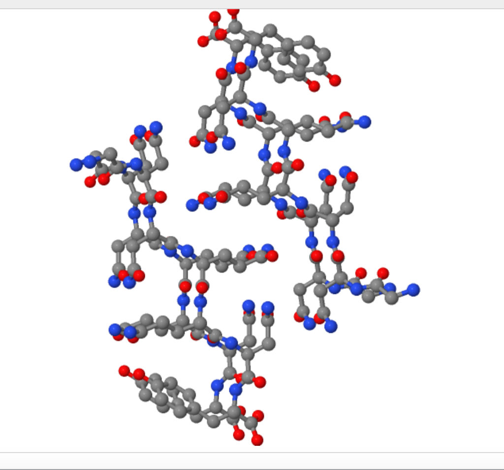 The Four Hydrogen Bonds Within Each Ss Sheet In The Amyloid Like Fibril Occur Between The Following Functional Groups W 1