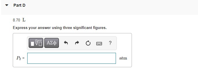 The Air In A 5 00 L Tank Has A Pressure Of 1 20 Atm What Is The Final Pressure In Atmospheres When The Air Is Placed 2
