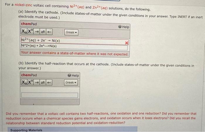 The Equation Relating The Standard Cell Potential Of A Voltaic Cell To The Standard Reduction Potential Of The Cathode A 2