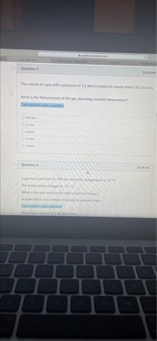 D Question 3 What Is The Final Pressure Of The Gas Assuming Constant Temperature Copyrighted Exam Question 1930 1120 8 1