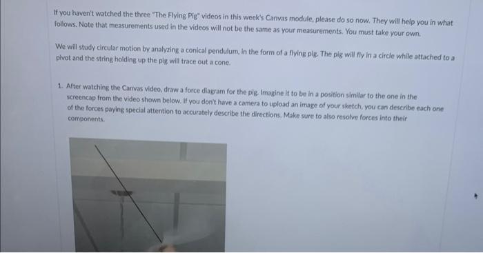If You Haven T Watched The Three The Flying Pig Videos In This Week S Canvas Module Please Do So Now They Will Help 1