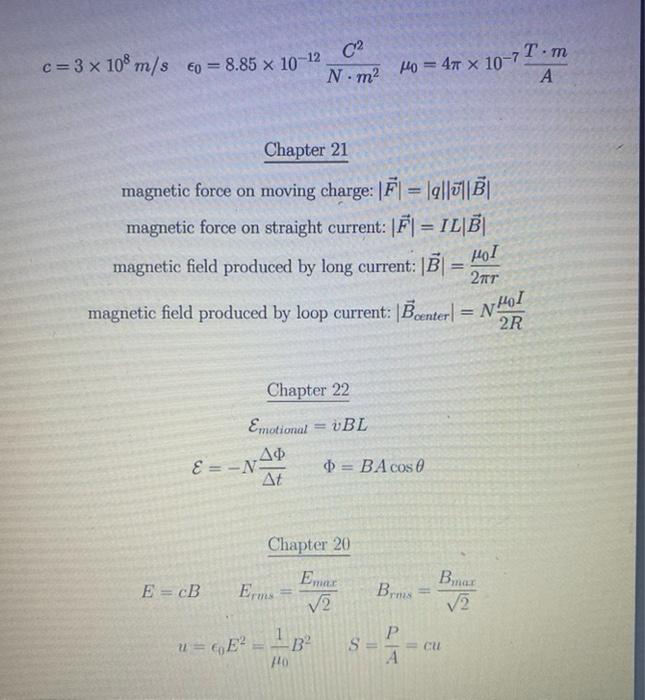 The Magnitude Of The Magnetic Field At The Center Of A 37 Turn Loop Of Wire Is 1 9 X 10 6 T Calculate The Current In Th 2