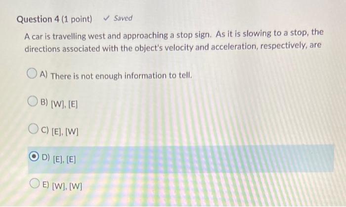 Question 5 1 Point The Direction Equivalent To 40 W Of S Is Oa 50 S Of W B 40 W Of N Oc 40 E Of S Od 2