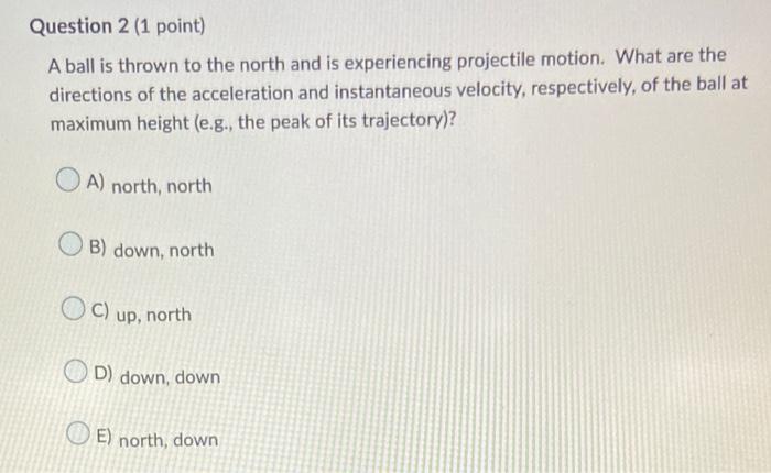 Question 8 1 Point A Baseball Player Is Trying To Determine Her Maximum Throwing Distance She Must Release The Ball 2