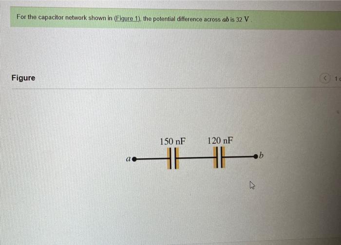 Part E Find The Energy Stored In The 150 Nf Capacitor Express Your Answer In Microjoules To One Decimal Place U150 2