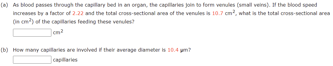 A As Blood Passes Through The Capillary Bed In An Organ The Capillaries Join To Form Venules Small Veins If The Bl 1