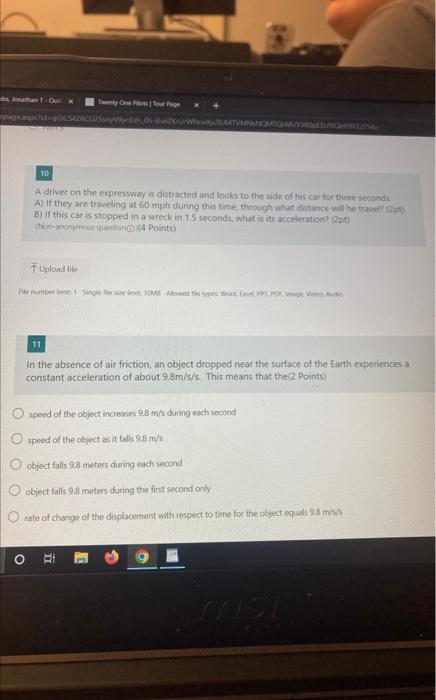 Nathan T Out X Easpx Id Qgtls4zrcu25soyv9ynesh Enter Your Answer 2 Upload File Twenty One Pilots Tour Page X A 10ft 2