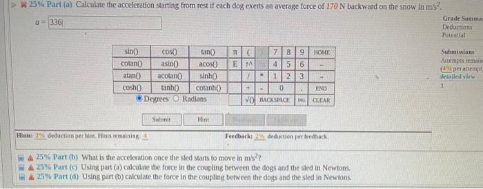 5 Problem 19 A Team Of Eight Dogs Pulls A Sled With Waxed Wood Runners On Wet Snow Mush The Dogs Have Average Ma 2