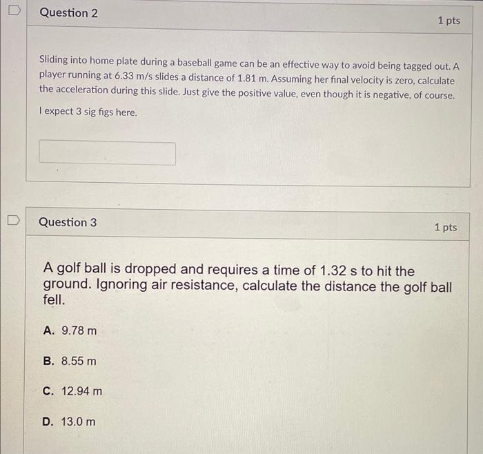 Velocity M S 20 Questions 15 10 5 10 Velocity As A Function Of Time 10 15 20 Time S 1 Instantaneous Velocity At 2 2