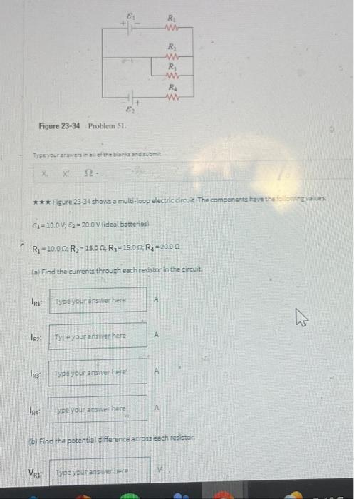 8 Figure 23 34 Problem 51 Type Your Answers In All Of The Blanks And Submit 52 X Iri Ir2 2 Ir Figure 23 34 Sho 1