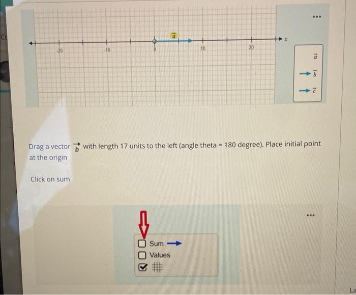 Click On Explore 1d Question A Drag A Vector 20 Explore 1d With Length 12 Units To The Right Angle Theta 0 Degree 2