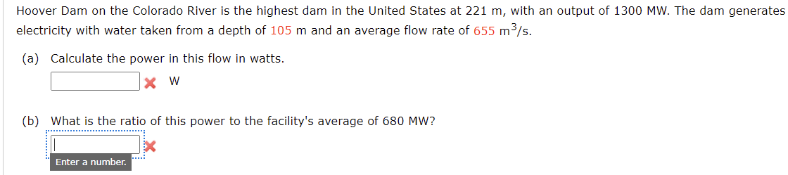 Hoover Dam On The Colorado River Is The Highest Dam In The United States At 221 M With An Output Of 1300 Mw The Dam Ge 1