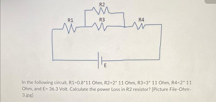 R1 R2 R3 M R4 R5 M In The Following Circuit R1 10 Ohm R2 4 1 9 Ohm R3 4 1 9 Ohm R4 2 1 9 Ohm R5 10 Ohm And E 10 3