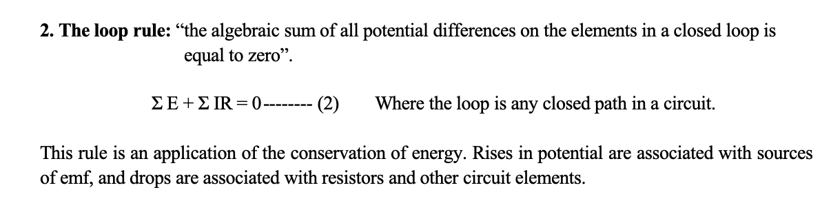 Solve And Verify The Loop Equation With Numbers And Steps The Question 5