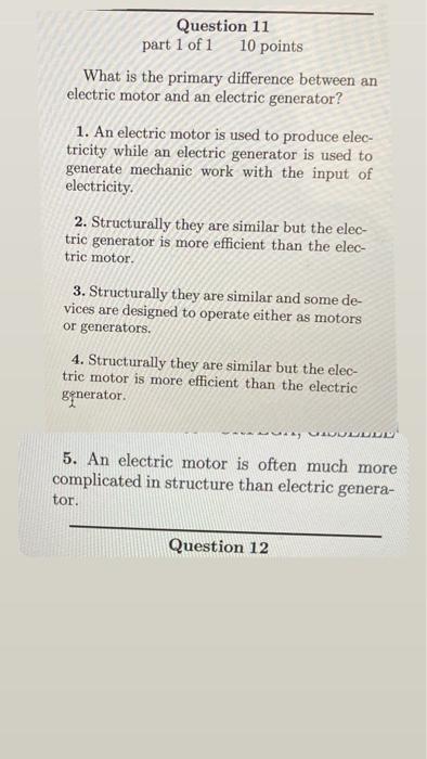 Question 9 Part 1 Of 1 10 Points Given A Coil Is Suspended Around An Axis Which Is Co Linear With The Axis Of A Bar Mag 2