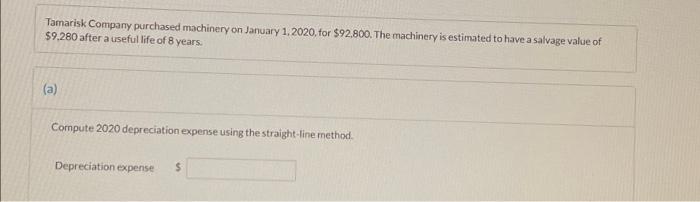 Sheffield Corporation Purchased A Truck At The Beginning Of 2020 For 58 500 The Truck Is Estimated To Have A Salvage V 2