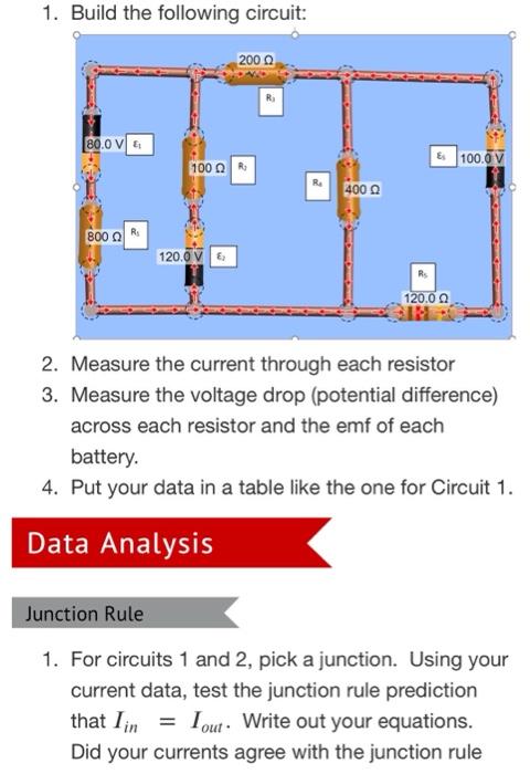 1 Choose The Lab Option And Build The Circuit Shown Below Click On The Resistors And Batteries To Set Their Values I 3