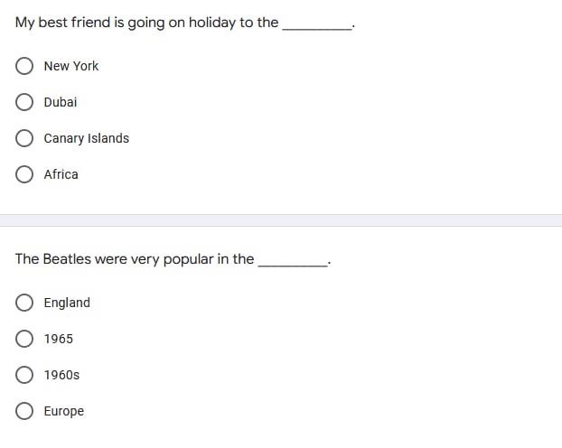 My Best Friend Is Going On Holiday To The New York Dubai Canary Islands Africa The Beatles Were Very Popular In The Engl 1