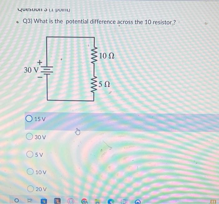 Question 1 1 Point Q1 How Much Current Is Drawn By A 500 W Lightbulb Connected To A 220 V Outlet 0 67 A 2 27 A 17 89 3