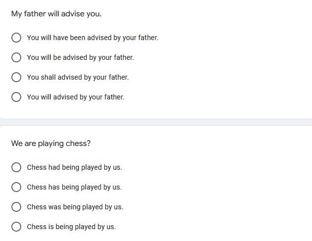 My Father Will Advise You You Will Have Been Advised By Your Father You Will Be Advised By Your Father You Shall Advi 1