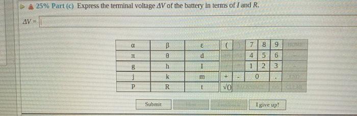 Ed Ted Ed Ted L 5 A Battery Has An Emf Of E 19 V An Internal Resistance R 21 Q2 And Is Connected To A Resistor Of R 6 3