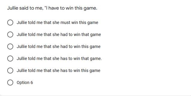 Jullie Said To Me I Have To Win This Game Jullie Told Me That She Must Win This Game Jullie Told Me That She Had To W 1