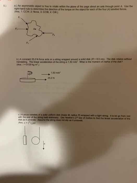 I Am Given The Answers Just Need Help With The Equations 1