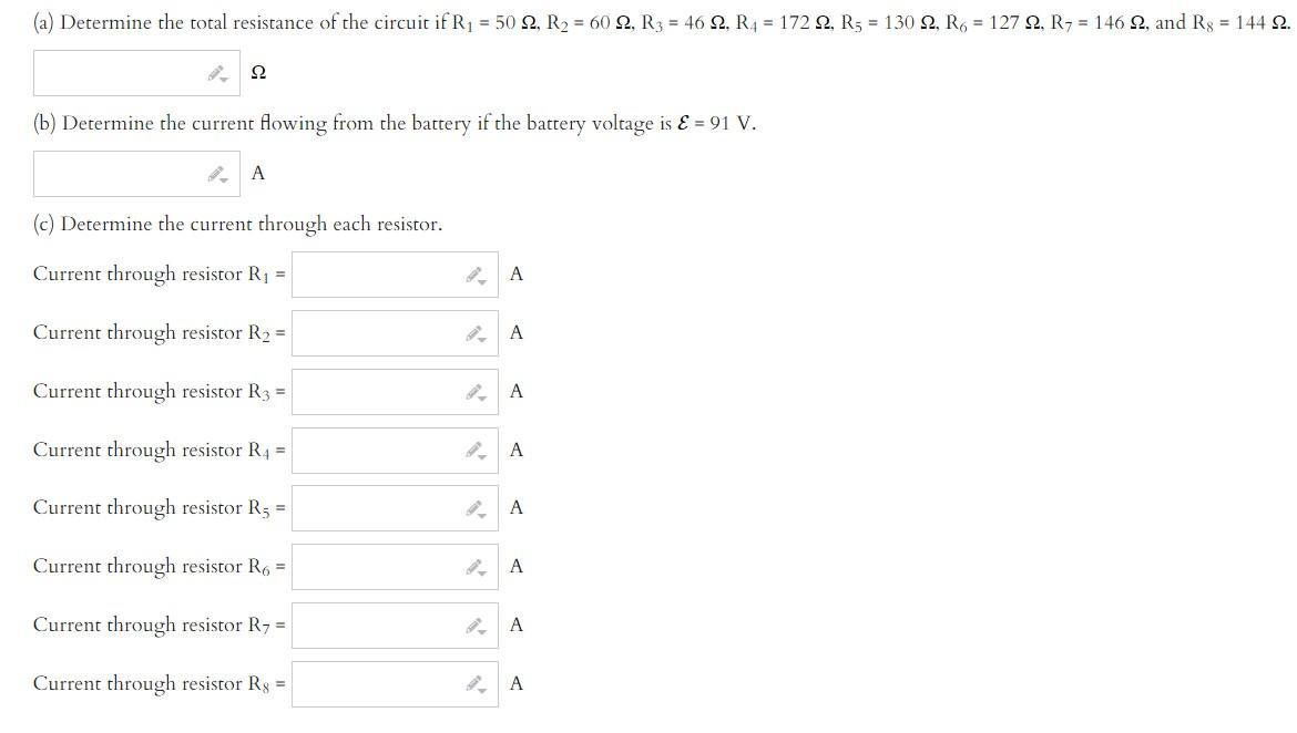 A Determine The Total Resistance Of The Circuit If R 50 22 R 60 22 R3 46 22 R4 172 22 R5 130 22 R6 12 1