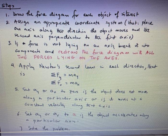 Preliminary Problem Show All Your Work Remember To Use The Format Formula Substitutions Answer Units A 25 0 Kg 2