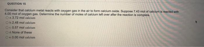 Question 5 When 25 0 G Of Ch4 Reacts Completely With Excess Chlorine Yielding 45 0 G Of Ch S Cl What Is The Percentage 4