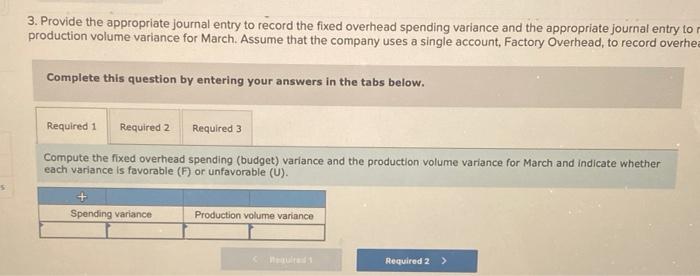 Required Information The Following Information Applies To The Questions Displayed Below The Platter Valley Factory Of 2