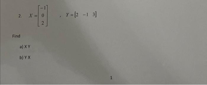2 Find X A X Y B Yx 2 Y 2 1 3 1 1
