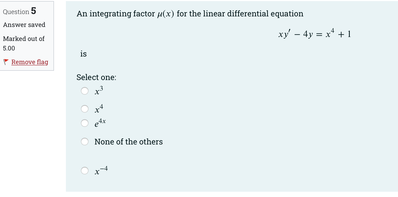 Differential Equations 1