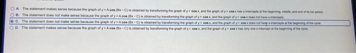 Determine Whether The Following Statement Makes Sense Or Does Not Make Sense And Explain Your Reasoning I Am Given That 7