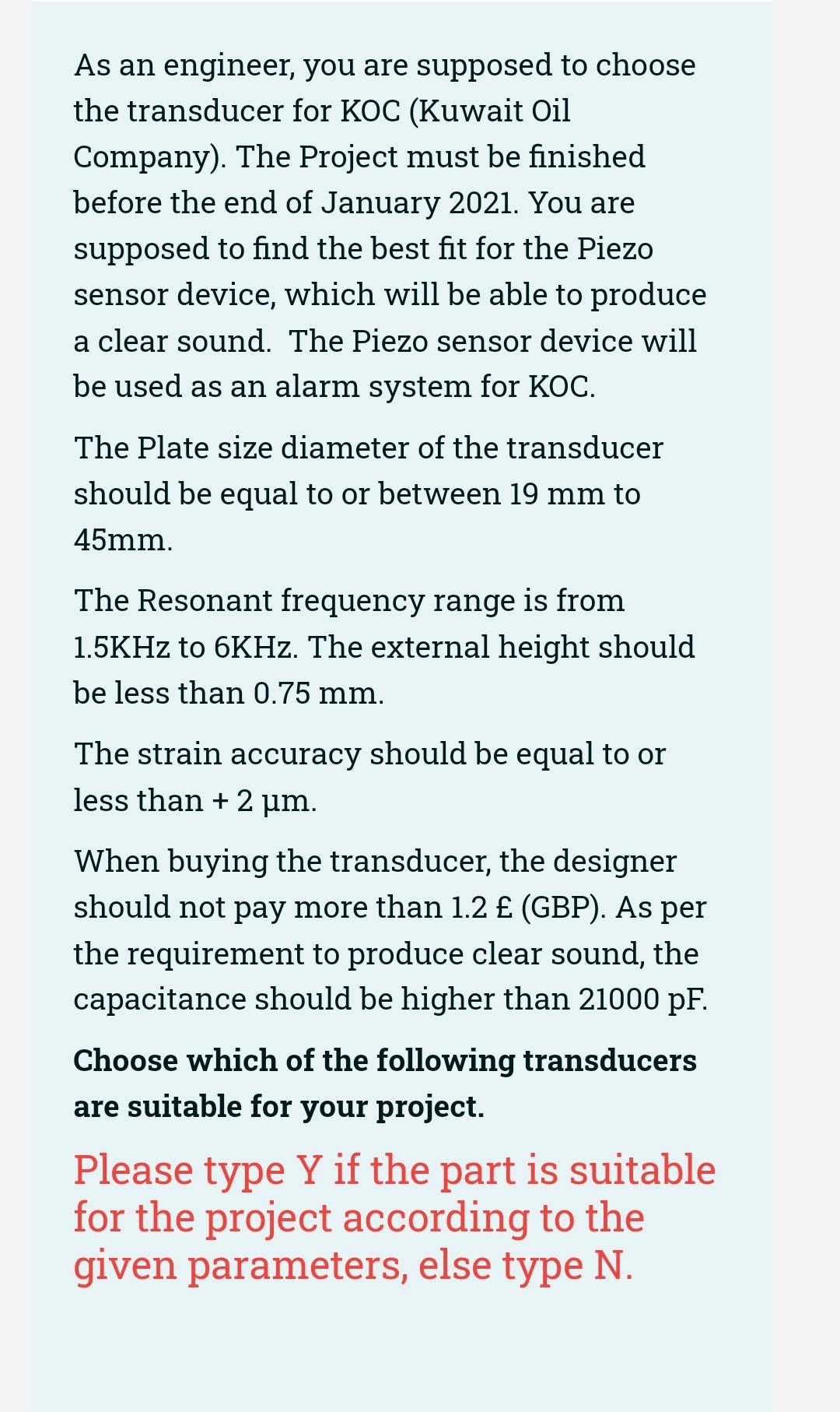Please Solve This Question From The Table Choice Yes Or No 1