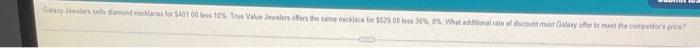 Galaxy Jewelers Sells Damind Necklaces For 401 00 Less 10 True Value Jewelers Offers The Same Necklace For 529 00 Les 3