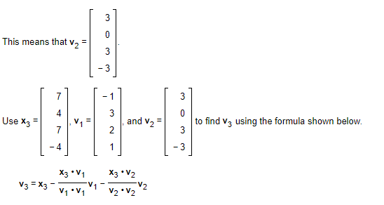 Find An Orthogonal Basis For The Column Space Of The Matrix To The Right An Orthogonal Basis For The Column Space Of Th 4